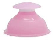 Csafyrt Silikon -Schröpfen -Therapie Effektive Becher Massage Professionelles Vakuum -Schröpfen Anti -Cellulite -Saugnapf (Pink)