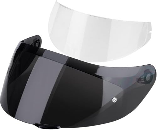 Kompatibel mit Agv K1 Visier -K3sV-K5-K5s-K1s-S4sv, Motorradhelm Visier +Anti-Beschlag-Folie, Helmlinsenvisier, Visier Motorrad Windschutz (Tiefes Teerot)