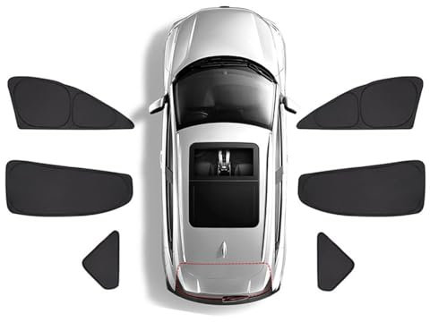 YDLYDL Parasol Coche Bebe para Ford Focus Hatchback 2019-2024, Protege a niños y Mascotas en el Asiento Trasero, Proporciona privacidad,6PCS