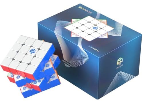 GAN 460 M V2 UV 4x4 Zauberwürfel Puzzle Stickerless Gans 460M UV 4x4x4 Magnetisches Geschwindigkeitspuzzle GAN460 V2 Würfelrfel