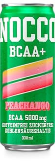 10 Dosen NOCCO BCAA Drink | Peachango | Buxtrade | 330 ml | 105 mg Koffein