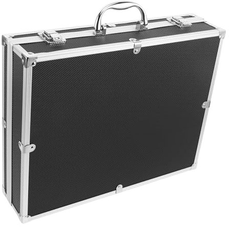 Garneck Hartschalen Mikrofonbox mit Weicher Innenausstattung Tragbare Mikrofonhülle für Reisen und Outdoor Aktivitäten Geeignet für Mikrofone