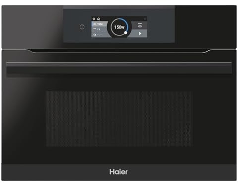 Haier HWO45NB6T0B2 Kompaktbackofen mit Mikrowelle Schwarz