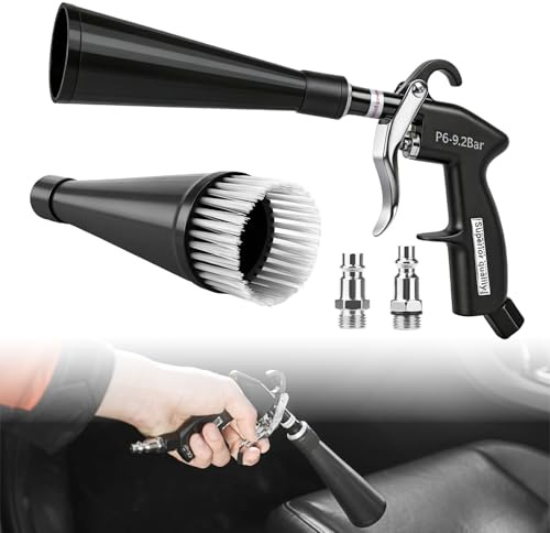 Druckluft Reinigungspistole Ausblaspistole Druckluft Pistole Alu für Auto | Luftpistole für Kompressor, Reinigungswerkzeug, Alu, Innenraum & Polster, Werkstatt, Schmutz & Staub Entfernen
