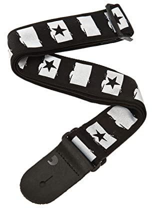 D'Addario Accessories Guitar Strap - Guitar Accessories - Electric Guitar Strap, Acoustic Guitar Strap, Acoustic Electric Guitar Strap & Bass Guitar Strap - Woven - Rock Star