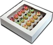 5 of Mini Cupcake Box - White - Holds 24 Mini Cupcakes
