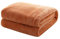 Mixibaby Kuscheldecke Flauschige extra weich & warm Wohndecke Flanell Fleecedecke, Falten beständig/Anti-verfärben als Sofadecke oder Bettüberwurf, Größe:220 cm x 240 cm, Farbe:Hellbraun