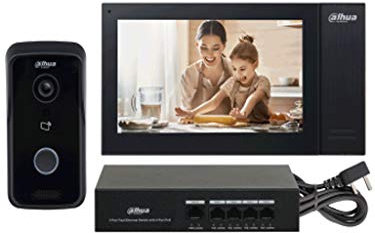 DAHUA - Kit Videocitofono IP Villa da Incasso Postazione interna e Videocitofono e Switch PoE - KTP01L