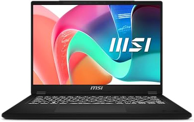 MSI Modern 14 C7M-423XES Ordenador Portátil 14 FHD, Ryzen 7 7730U, AMD Radeon Graphics, 16GB RAM, 1TB SSD, Sin Sistema operativo, Classic Black, Teclado QWERTY Español