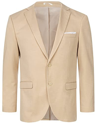 Indumentum Blazer IJS-102 Veste pour homme, beige, S