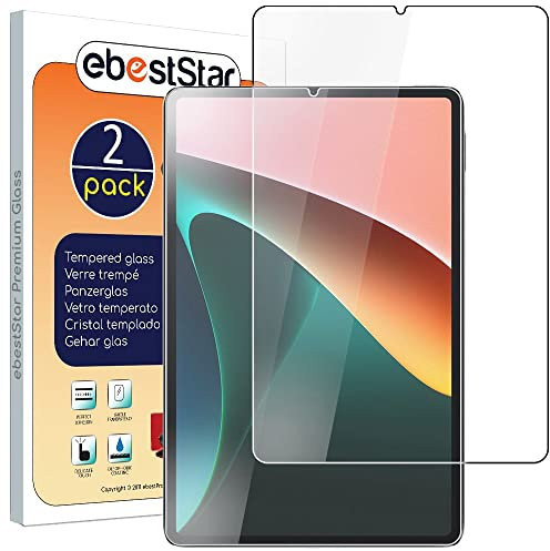 ebestStar - Verre Trempé x2 pour Xiaomi Pad 5, Pad 5 Pro, 5G (2021), Vitre Protection, Film Anti Casse, Anti Rayures, Sans bulles