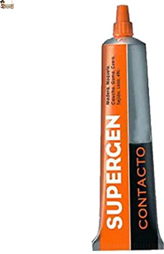 BricoLoco.com Pegamento de contacto Supergen extrafuerte. Profesional. Madera, calzado, caucho, corcho. Uniones resistentes y duraderas. Bricolaje y reparación. (1, 40 ml.)