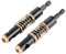 5mm 1/4 Black Hinge 5mm drill bit shelf pin jig Drill Bits 1/4inch Hex Shank Door Window Cabinet Self Centering Hinge Tapper Hole Openning Puncher Bits Woodworking Tools(2 sets)