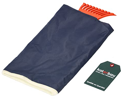 KOTARBAU® Eiskratzer mit Handschuh Wasserdichter Handschuh aus Vlies 300 mm Eisschaber Kratzhandschuh Auto Set Auto Kratzer mit Handschuh