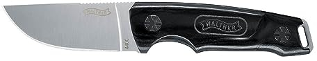 Umarex Walther BNK 6 Feststehendes Messer mit Pakkawood Griff in Schwarz