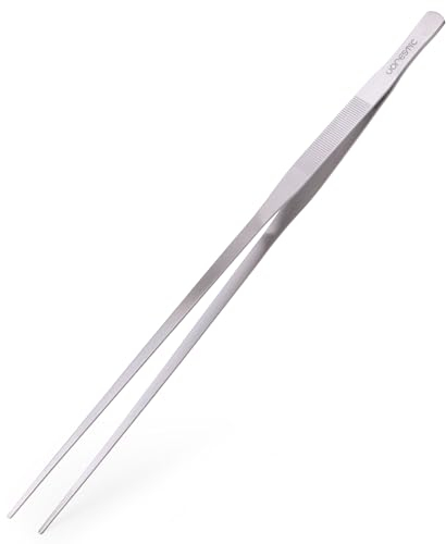 VORESTIC Longues Pinces Droites 60cm, Outils d'aquarium et de Terrarium, Pinces d'alimentation pour Reptiles