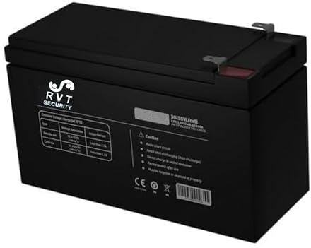 RVT SECURITY - Batteria per UPS Long Life 12 Volts 9 Amper ideale per gruppi di Continuita' 2 Anni di Garanzia