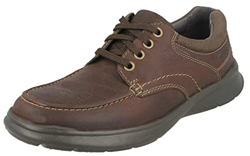 CLARKS Cotrell Edge Mens Brown Oily, 6.5