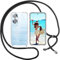 ISOI Handykette für Oppo A60 Hülle mit Band, Transparent Silikon Handyhülle für Oppo A60 mit Kette Stossfest Schutzhülle - Schnur mit Case Zum Umhängen in Schwarz