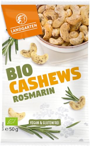 Bio Cashews Rosmarin Meersalz 50g 4 x 50 g