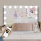 VANITII Hollywood Vanity Mirror with Lights and Bluetooth Speaker USB Charging Light up Mirror with 10X Magnification and 3 Lighting Modes and Desktop Makeup Mirror for Bedroom Dressing Room