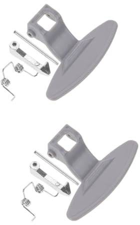 OSALADI 2 Sätze Zubehör für Frontlader-Waschmaschinen Türstopper Ersatzgriff Türschnalle adesivos handhaben Abs waschmaschinenschrank Waschmaschinengriff Metallgriff Silver