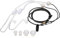 Brrnoo Airtube-Kopfhörer Tragbares Headset mit Geräuschreduzierung Ergonomische Air Tubes Binaurales Design Ideal für Unterwegs Komfortables Hören