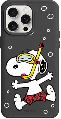 RhinoShield SolidX Hülle für MagSafe für iPhone 15 Pro Max | Snoopy Starker Magnet, Fallschutz nach Militärstandard, verstärkte Stoßdämpfung, verbesserter Eckenschutz, schlank, leicht