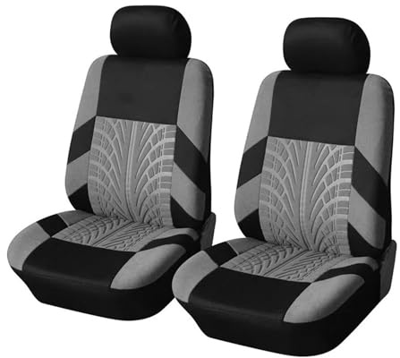 AUJSHDH Auto-Sitzbezug, für Dacia Duster 3 2024 2025 2026 Auto-Schonbezüge Set Vorne für Fahrersitz & Beifahrer, Elastische Säume, Seiten-Airbag-kompatibel,C
