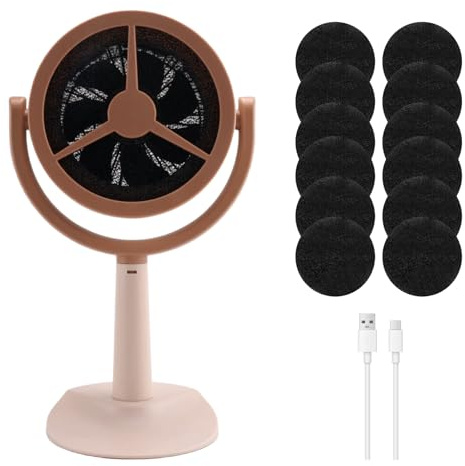 Aboiled Nettoyeur de fumée portable, filtre de fumée portable, pour fumer à l'intérieur, mini ventilateur de cuisine intérieure, hotte aspirante portable