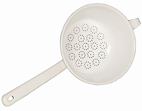 Riess, 0325-033, Passiersieb 16, CLASSIC-WEISS, Durchmesser 16 cm, Höhe 8.3 cm, Emaille, weiß, Küchensieb