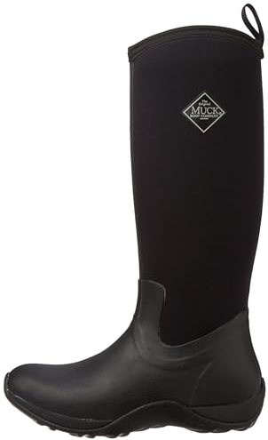 Muck Boots - Arctic Adventure stivali di gomma da donna, Nero (Black (Black)), 38 EU