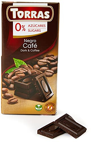Torras No added Sugar Dark Chocolate and Coffee Bar 75g