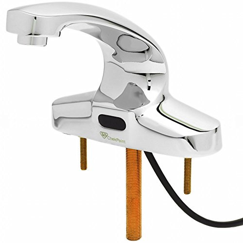 T&S Brass EC-3103-LMV ChekPoint Electronic Faucet, 4 Centerset Cast Spout, Less Mixing Valve