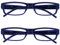OPULIZE Die Lesebrille Unternehmen Blau Schwarz Leicht Komfortables Leser Wert 2er-Pack Herren Frauen RR32-3 +1,50