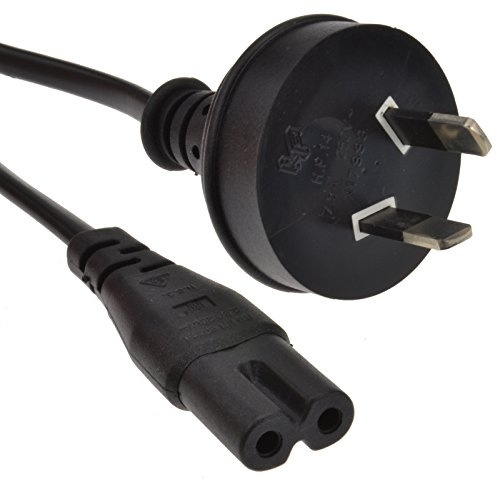 Figur Von acht Feige 8 C7 Stecker Zum New Zealand Australien Strom Kordel 2 m [2 Meter]