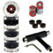 FunTomia 4X Miniboard/Skateboard Rollen 59x45mm inkl. T-Tool und ABEC-9 Kugellager Härtegrad 82A