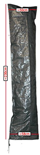 SCHUTZHÜLLE GRAU #259 für AMPELSCHIRM wasserdicht Abdeckhaube Hülle Haube