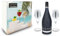 Scavi & Ray Bling Bling Schwarz Glitzer Giftbox Geschenkset - Scavi & Ray Prosecco Frizzante 0,75l (10% Vol) + 2x Prosecco Gläser -[Enthält Sulfite]