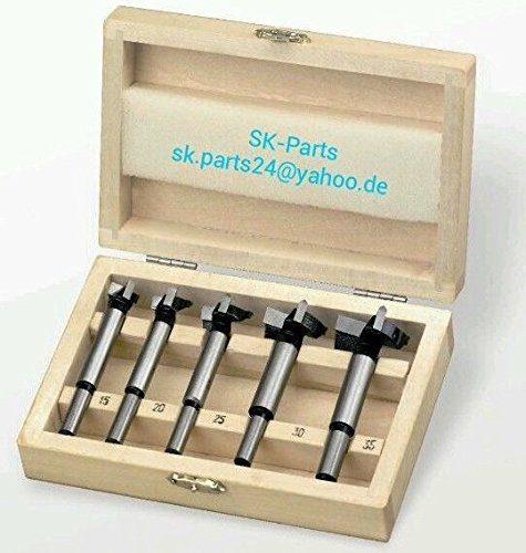 5tlg Satz HM HW Kunstbohrer Forstnerbohrer 15-35mm
