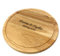Personalised Large Heveawood Round Chopping Board - Perfect Wedding Anniversary & Housewarming Gift - Personalised with Any Message