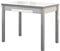 ASTIMESA Mesa de Cocina Extensible con Alas Blanco 70x110cm