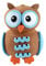 StyleBest Lovely Owl Aerial Ball, Car Aerial Ball EVA Antenna Toppers Ball Anti-Collision Doll Decoration Ball