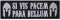 Spartaner Aufnäher/Aufbügler Si vis pacem para bellum Biker Patch/Bügelbilder zum annähen/aufbügeln | Geschenk Motorradfahrer Applikation für alle Stoffe | 95x30mm