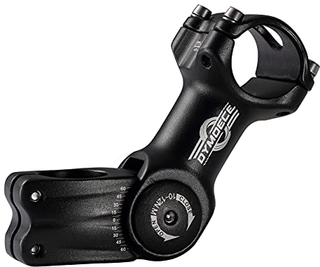 Dymoece Fahrrad Vorbau Riser Verstellbarer,Fahrradlenker Verlängerung 0~60 Grad Aluminiumlegierung für MTB Mountainbike Rennrad BMX 31,8mm/25,4mm
