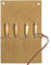 Werkzeugrolle mit 4 Einsteckensfächer, Strapazierfähiges 16oz gewachstes Segeltuch, Werkzeugtasche für Stechbeitel, Hämmer, Fishing Jigs, Tranchiermesser (Khaki)