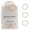 HELIUMS kleine Haargummis – Beige-Blond – 2,5cm Mini Haargummis für feines Haar, Kinder, Damen, Herren – für Pferdeschwanz, dünne Zöpfe, Hochsteckfrisur, Dreads, Braids – 48 Stück
