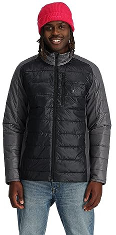 Spyder Herren Standard Glissade Isolierte Jacke, Schwarz