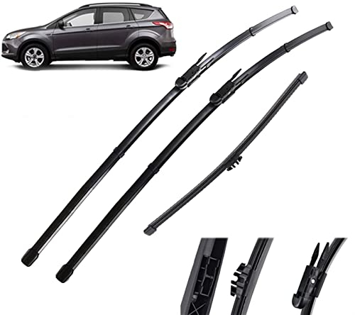 Scheibenwischer Scheibenwischer Vorne Und Hinten Wischerblätter Set Für Ford Für Kuga MK 2 Für Escape C520 2012-2018 Windschutzscheibe Windschutzscheibe Fenster 28+ 28 + 11