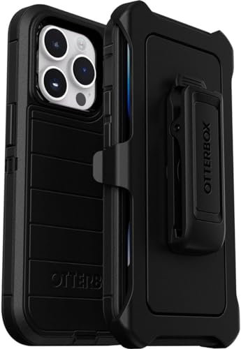 OtterBox Defender Pro Series Screenless Edition Case and Holster for iPhone 14 Pro (ONLY) (Black)